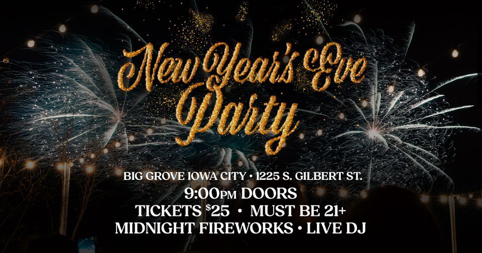 New Years Eve Party at Big Grove • Iowa City ?, Big Grove Brewery (Iowa