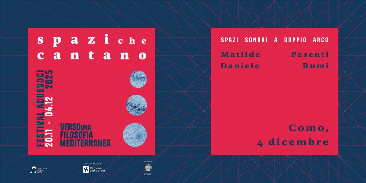 Spazi sonori a doppio arco, 4 December | Event in Como | AllEvents