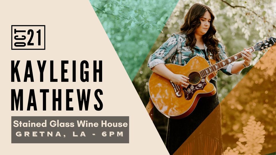 Kayleigh Mathews Live Stained Glass Wine House, Stained Glass Wine