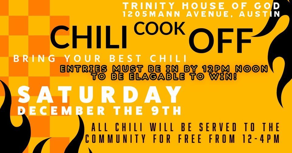 Chili Cook Off, Trinity House of God, Deputy, December 9 2023