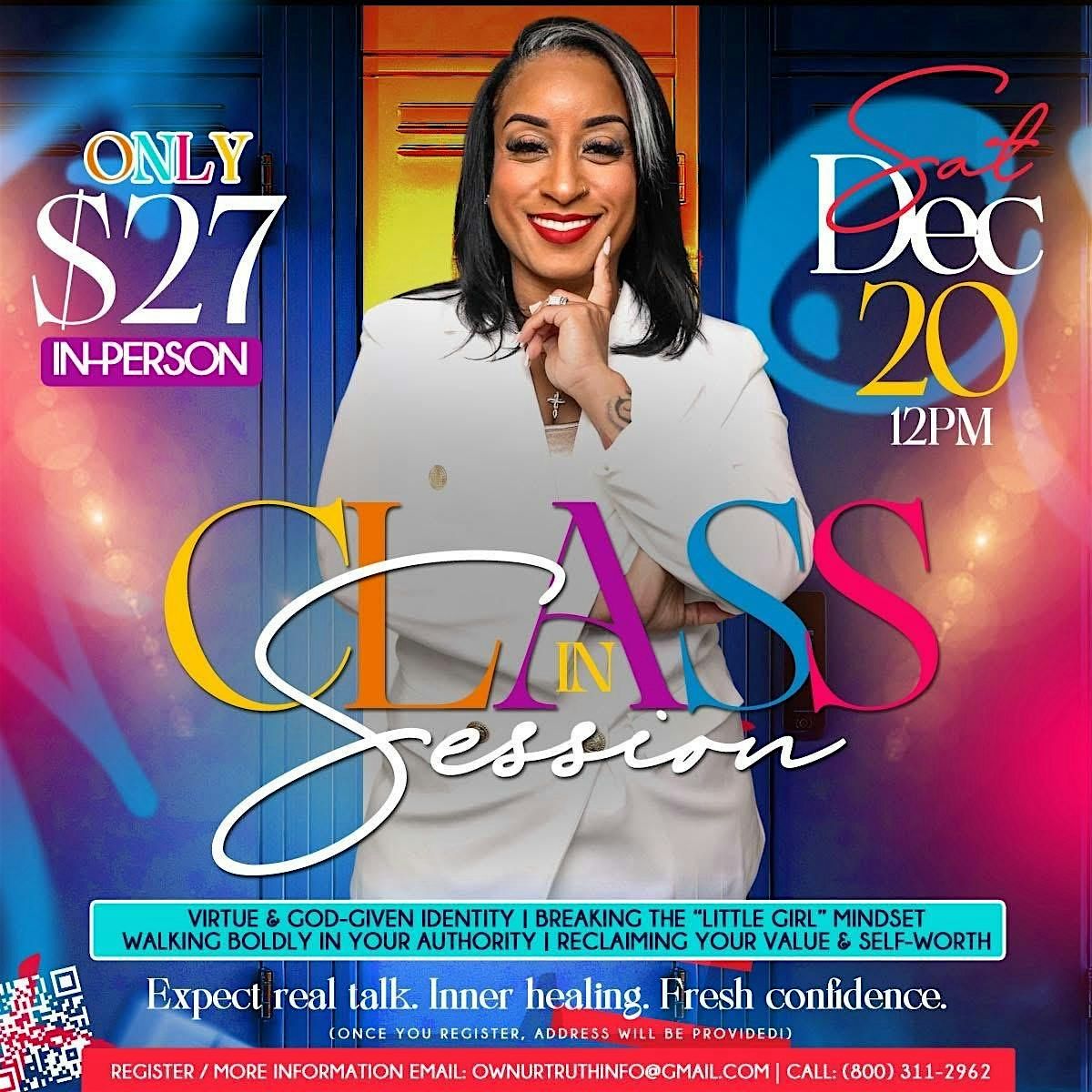 Class In Session (Identity Course), 20 December | Event in Fayetteville | AllEvents
