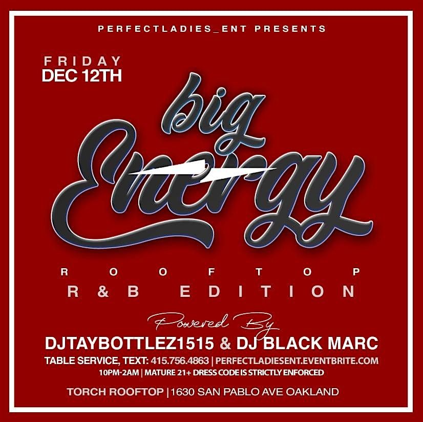 BIG ENERGY PARTY, 12 December | Event in Oakland | AllEvents