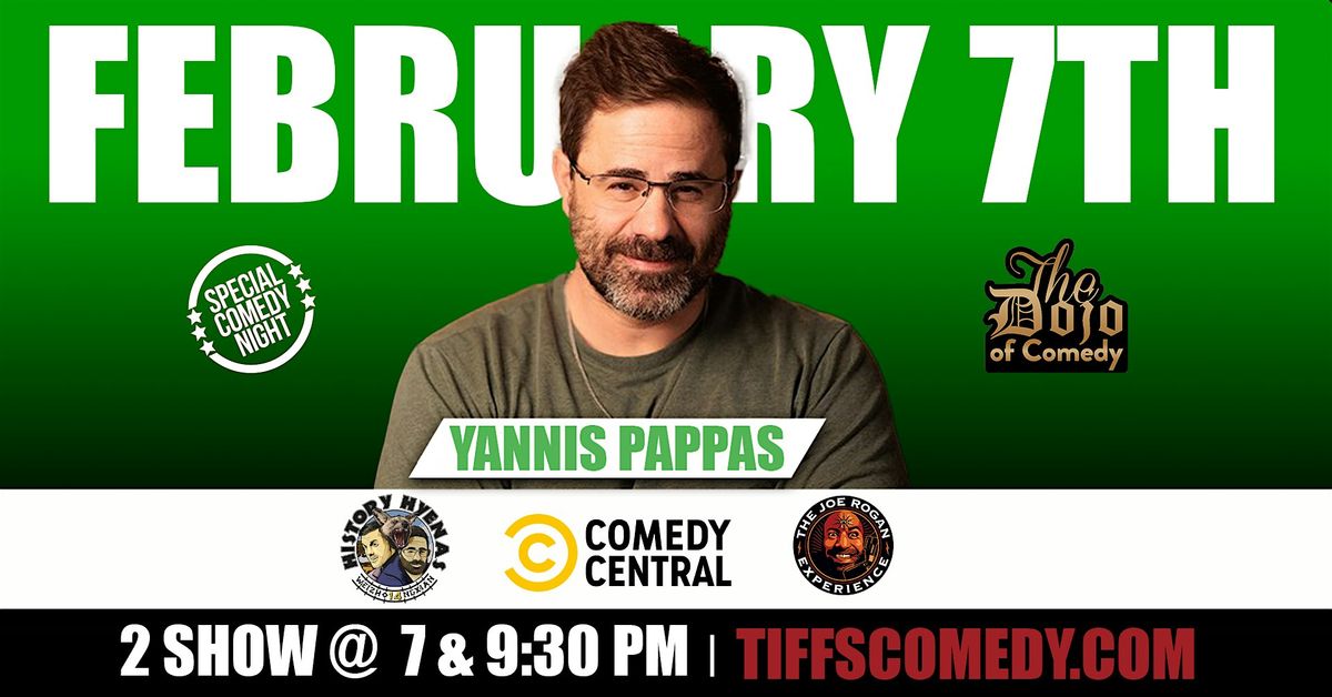 The Dojo of Comedy at Tiffs w/ Yannis Pappas, 7 February | Event in Morris Plains | AllEvents