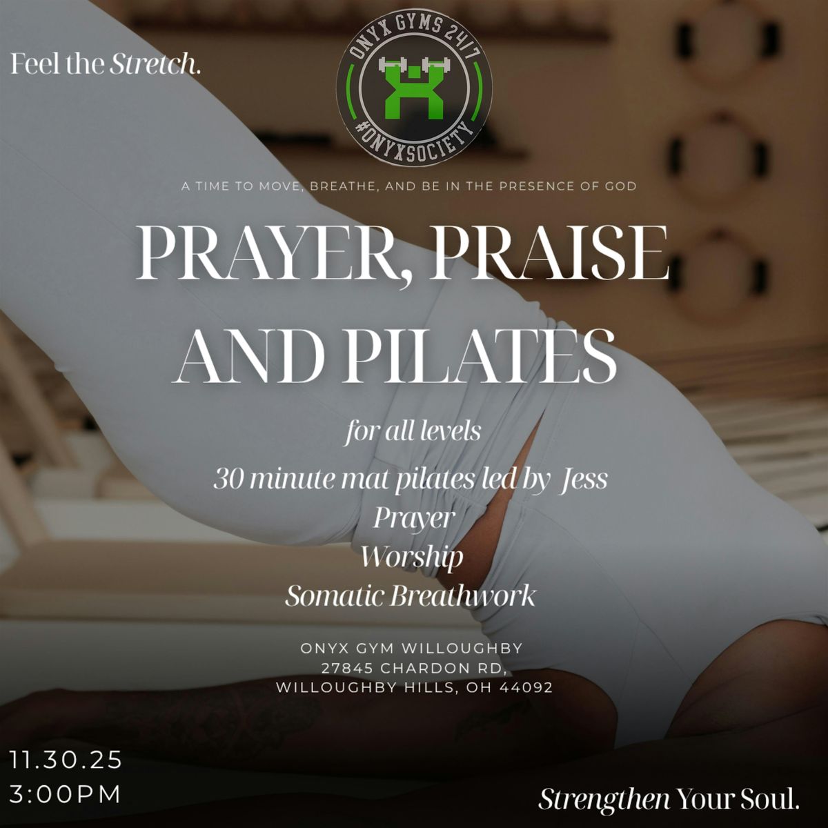 PILATES LED BY JESS, 30 November | Event in Willoughby Hills | AllEvents