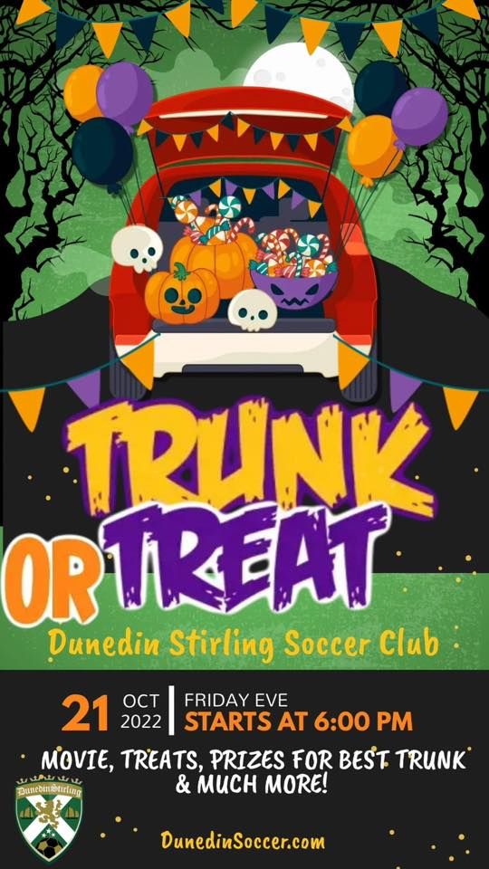 DSSC Trunk or Treat Dunedin Stirling Soccer Club Fri October 21, 2025