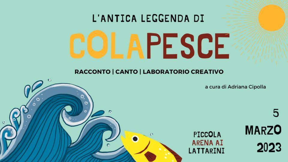 LAntica Leggenda di Colapesce Laboratorio per