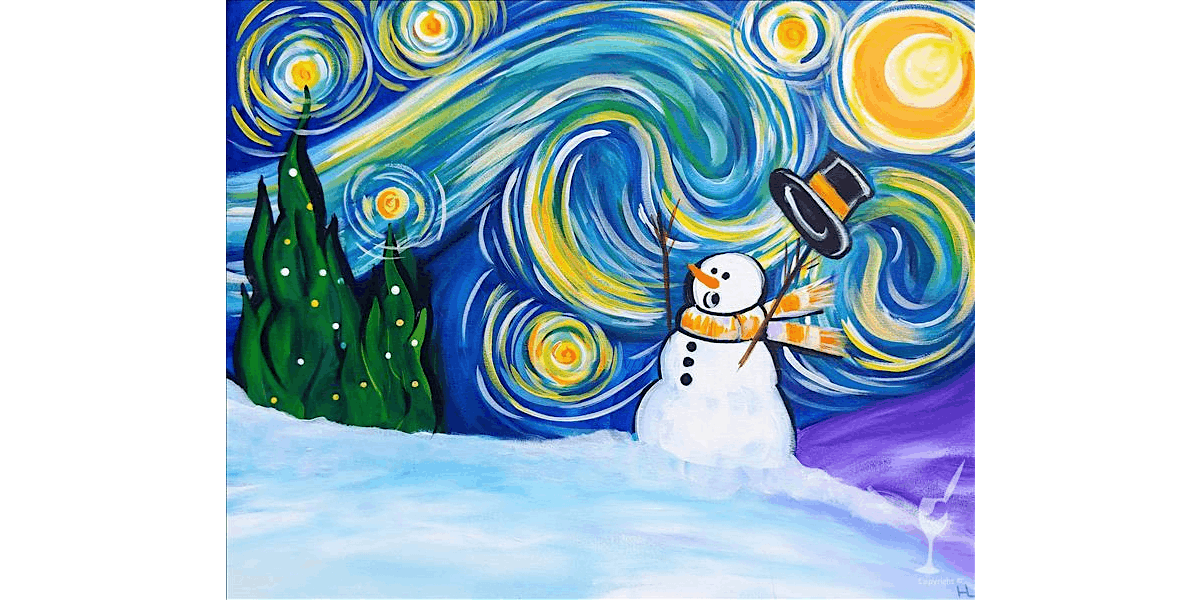 The Silly Snowman - Paint and Sip in Houston | Classpop!™, 27 December | Event in Baytown | AllEvents