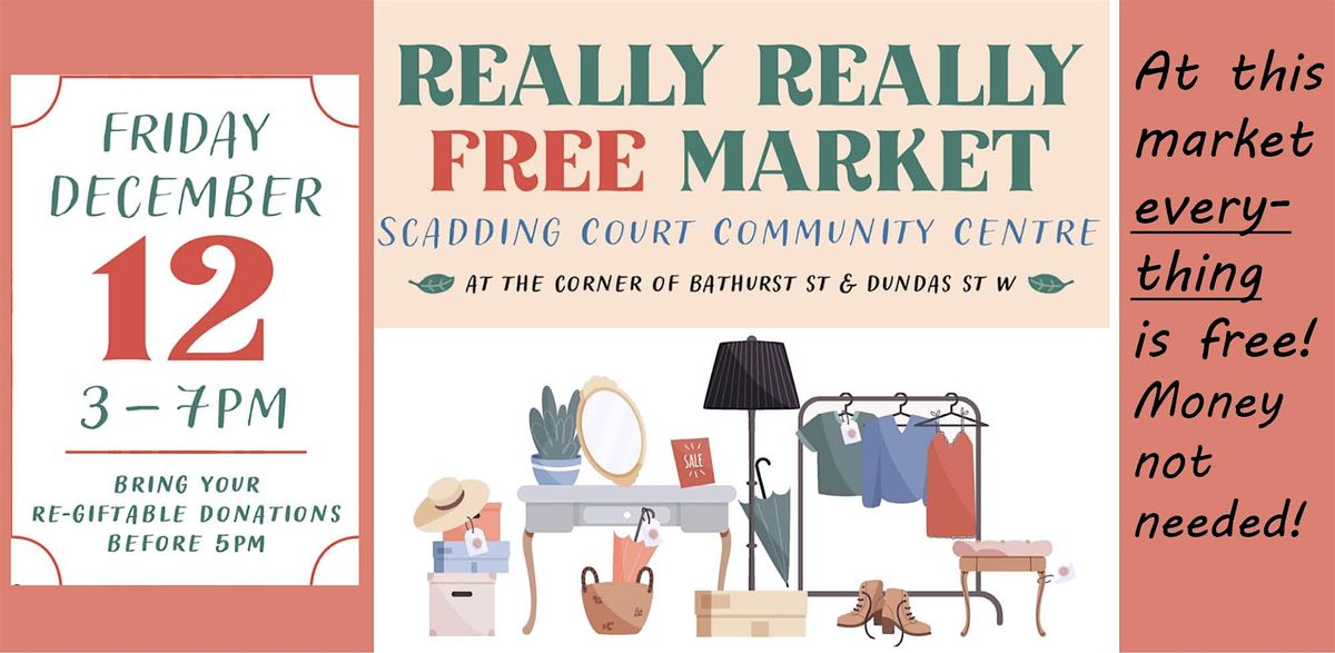 The Really Really Free Market, 12 December | Event in Toronto | AllEvents