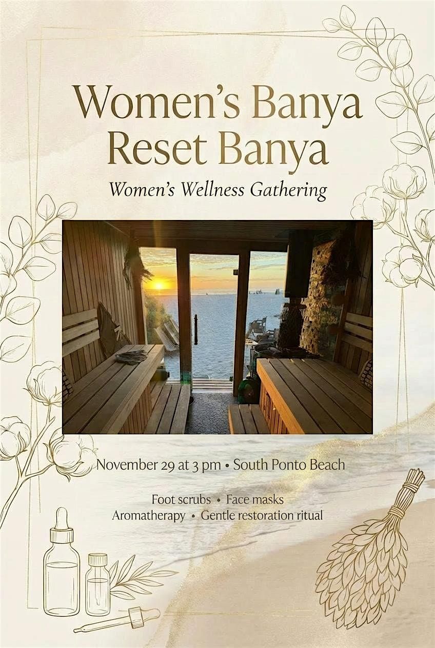 Reset Banya — Women’s Sauna Gathering, 29 November | Event in Encinitas | AllEvents