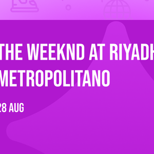 The Weeknd at Riyadh Air Metropolitano