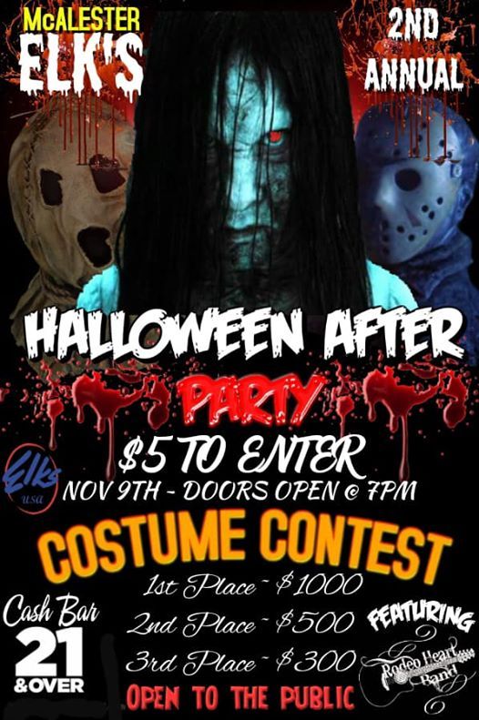 Elks Lodge Halloween After Party At Mcalester Oklahoma Elks