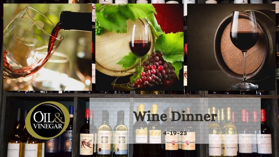 Coppola Winery Dinner and Tasting , Oil & Vinegar Daytona Beach, 19 April