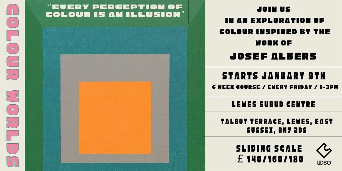 COLOUR WORLDS : 6 WEEK COURSE, 9 January | Event in Lewes | AllEvents