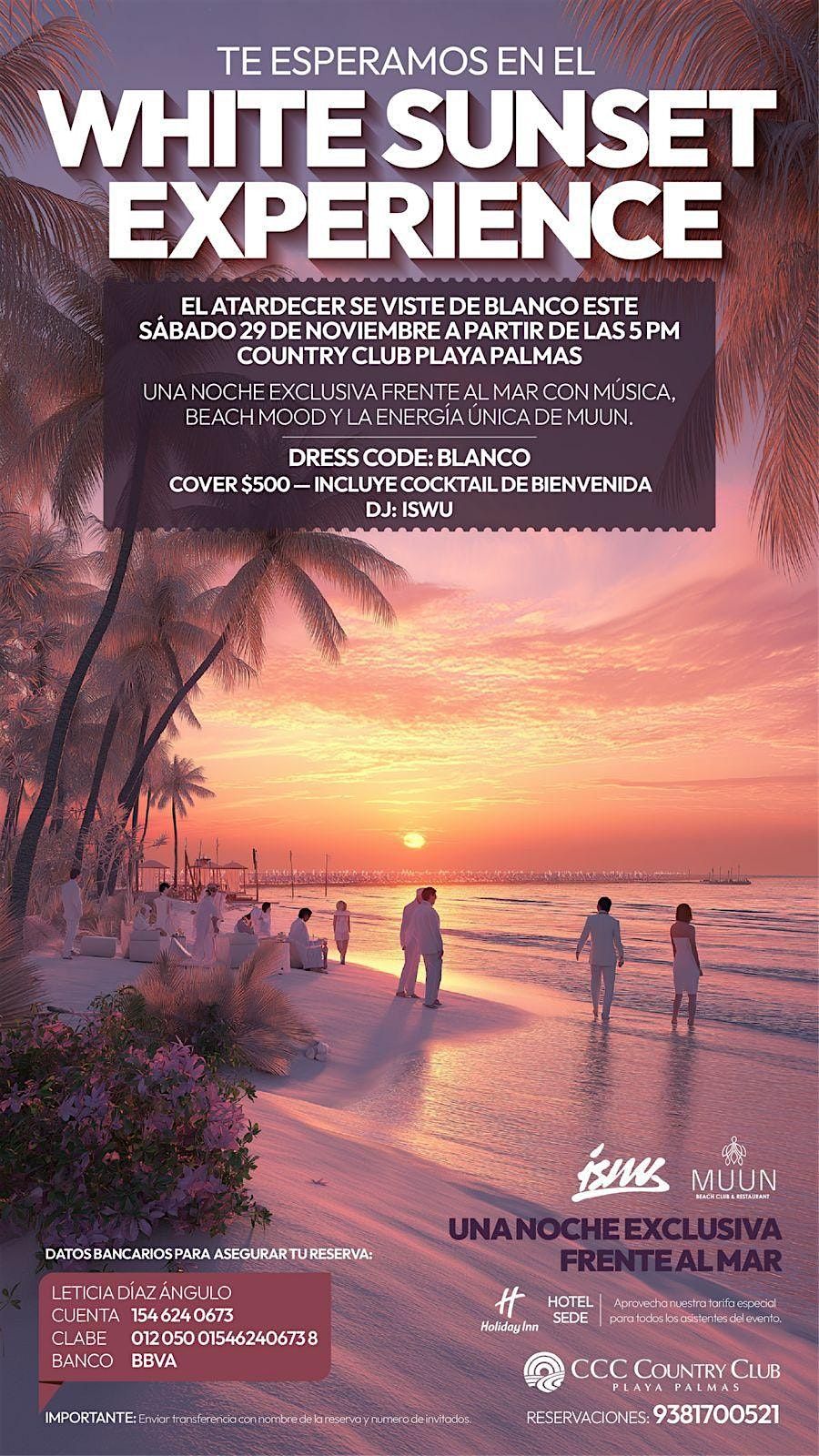 WHITE SUNSET EXPERIENCE | Event in Ciudad del Carmen | AllEvents
