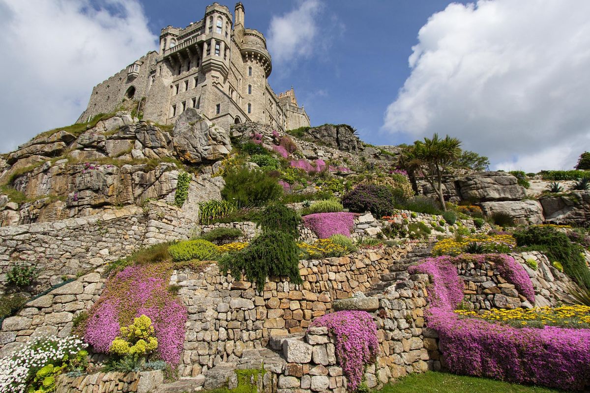 St Michaels Mount Garden Terraces and Island Visit, Saint Michael's