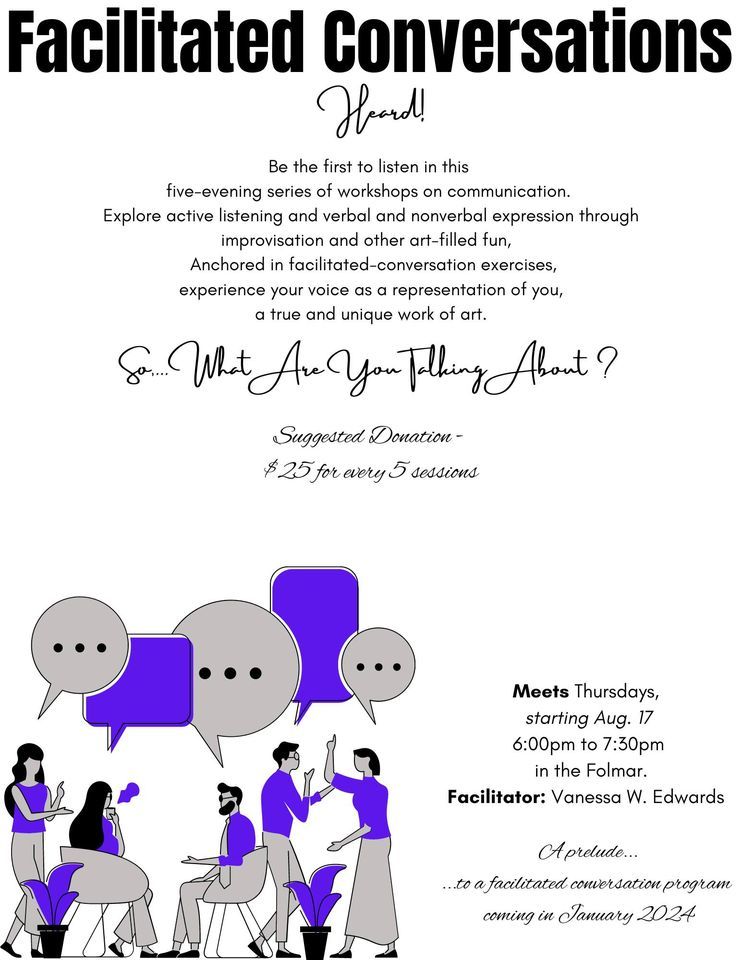 Facilitated Conversations with Vanessa Edwards, Armory Learning Arts