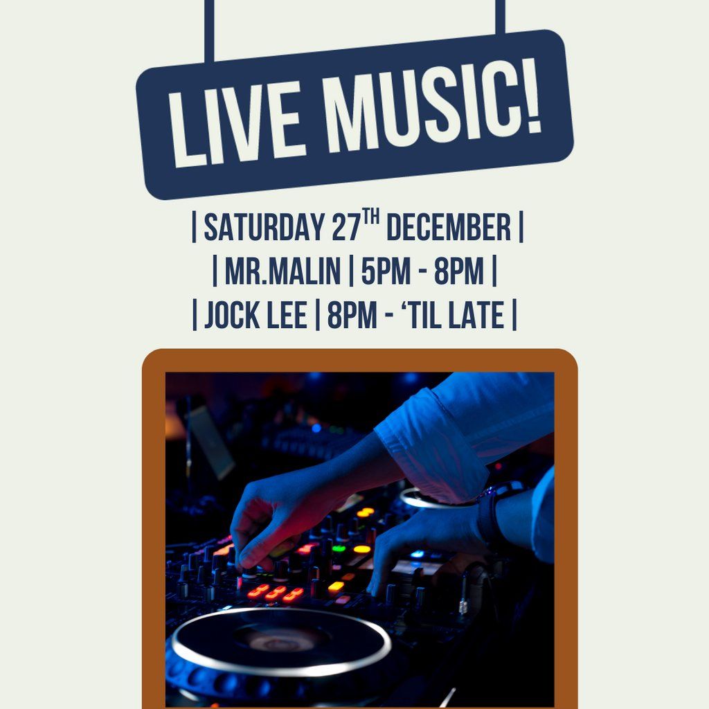 Mr.Malin and Jock Lee, 27 December | Event in Birmingham | AllEvents