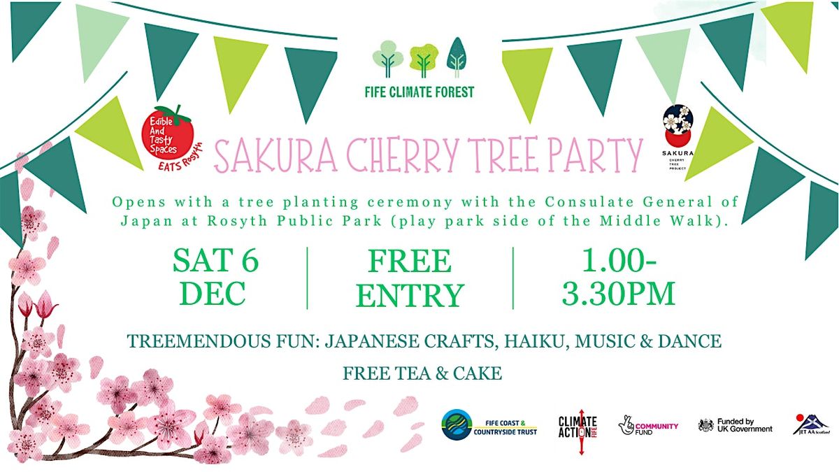 Sakura Cherry Tree Party in Rosyth, 6 December | Event in Rosyth | AllEvents