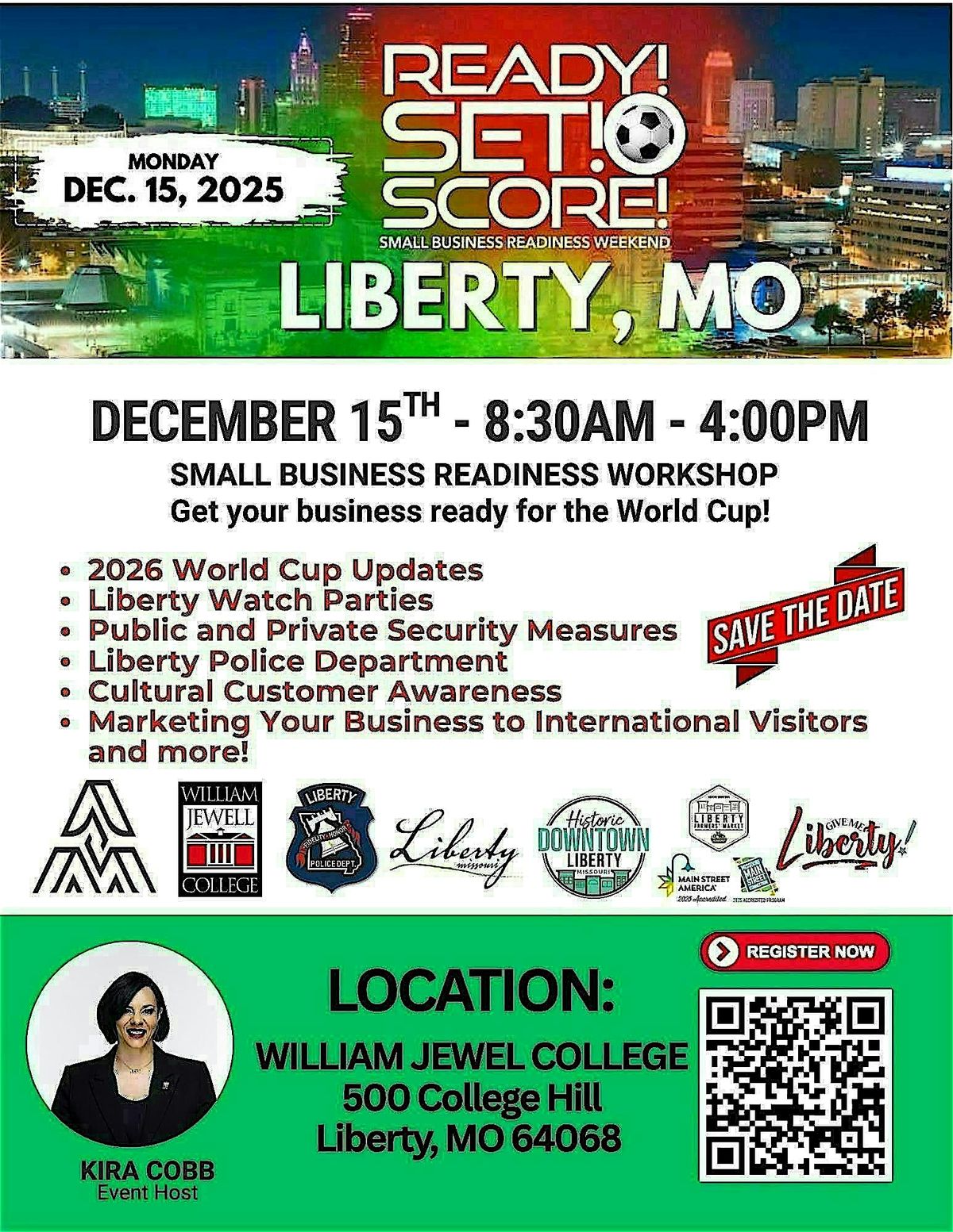 Ready, Set, Score - Small Business Readiness Workshop, 15 December | Event in Liberty | AllEvents