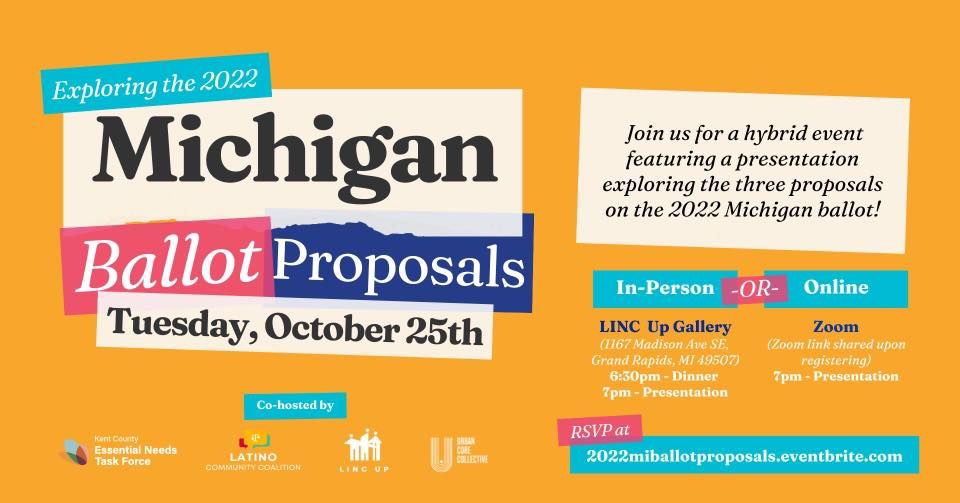 Exploring the 2022 Michigan Ballot Proposals, Linc Up, Grand Rapids