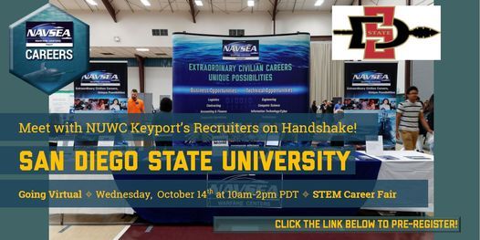 2020 Fall San Diego State University STEM Career Fair, October 14 2020