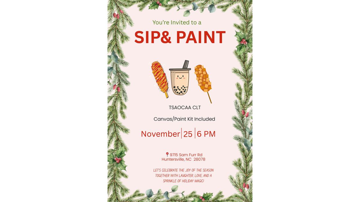 Tsaocaa Sip&Paint | Event in Huntersville | AllEvents