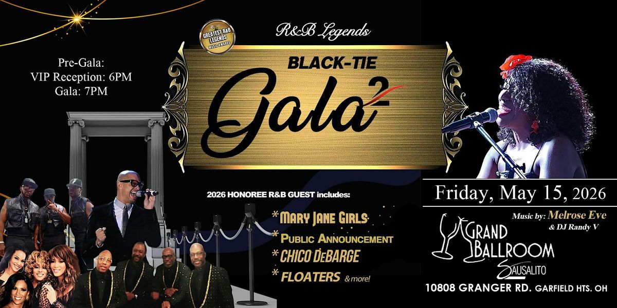 R&B Legends Black-Tie Gala 2, 15 May | Event in Garfield Heights | AllEvents
