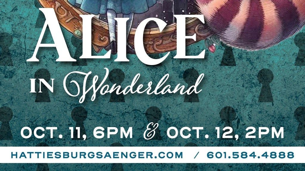 South Mississippi Ballet Theatre presents Alice in Wonderland, 11 October | Event in Hattiesburg | AllEvents