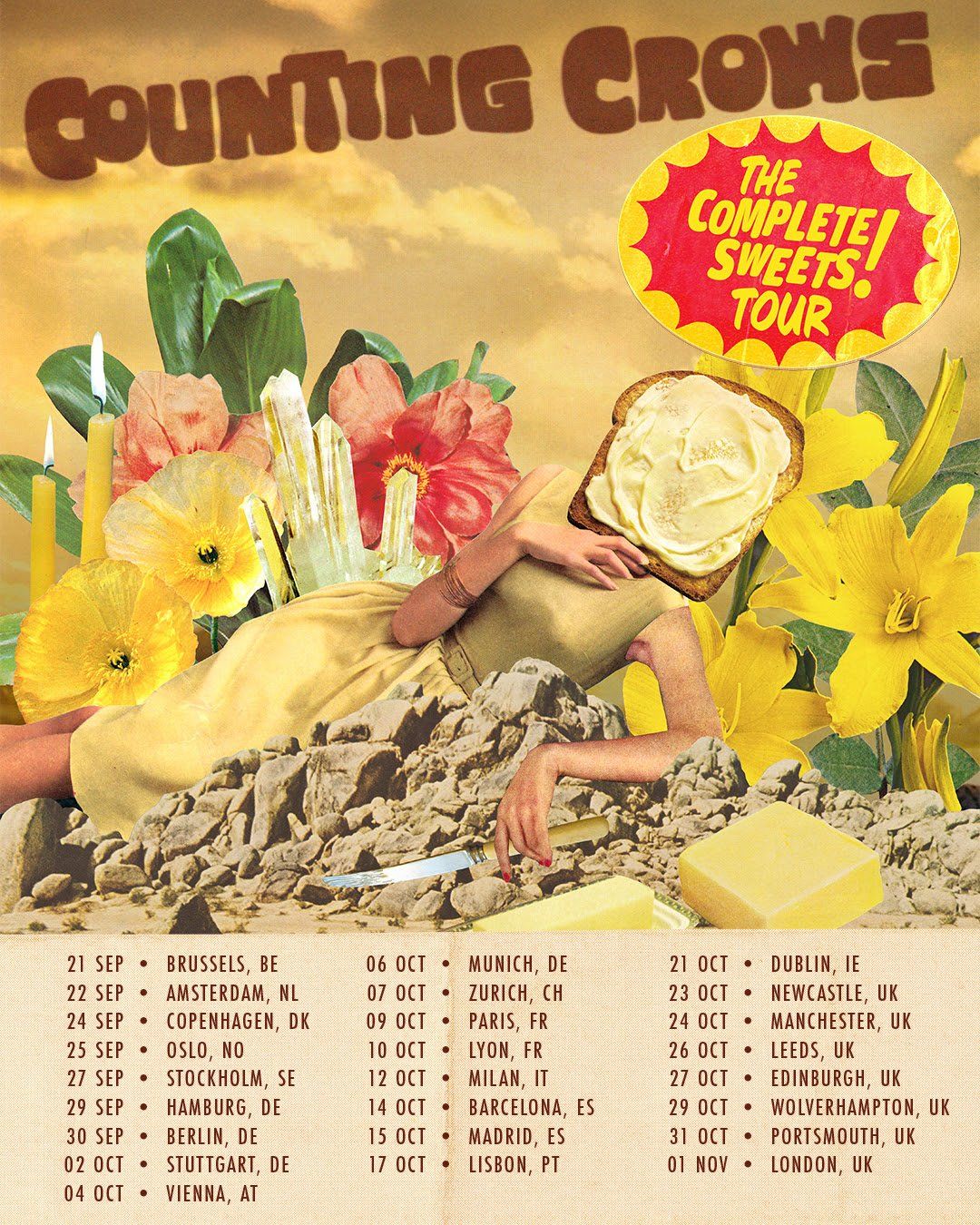 Counting Crows Amsterdam Tickets, 22 September | Event in Amsterdam | AllEvents