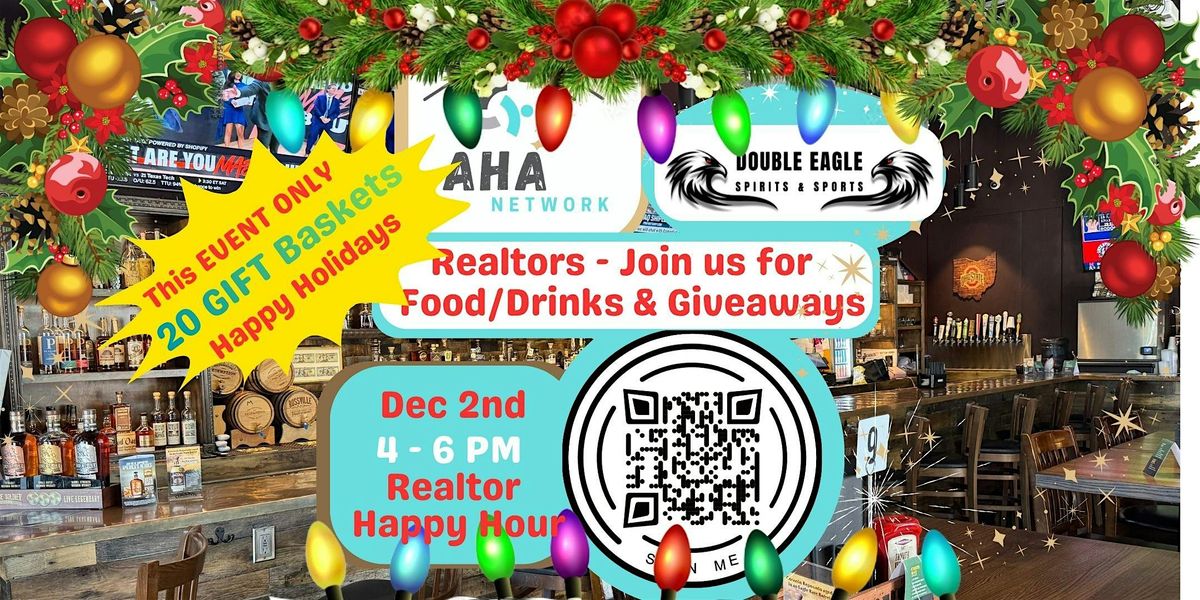 DEC AHA Happy Hour!  GREAT Food, Prizes, Drinks!  FREE - AGENTS RSVP Today!, 2 December | Event in Worthington