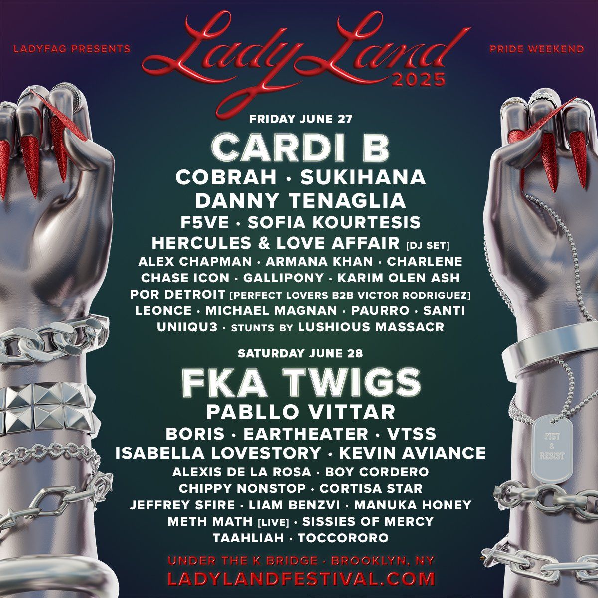 Ladyland Festival - Saturday, 27 June | Event in Brooklyn | AllEvents