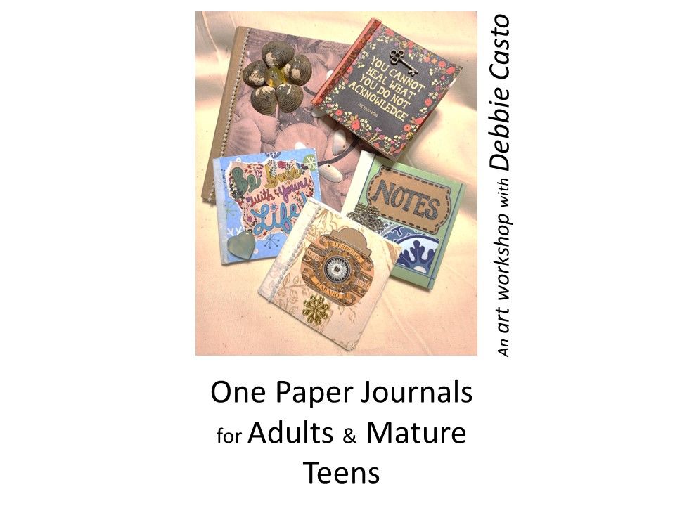 One Paper Journals, an Art for Adults and Mature Teens (15 and