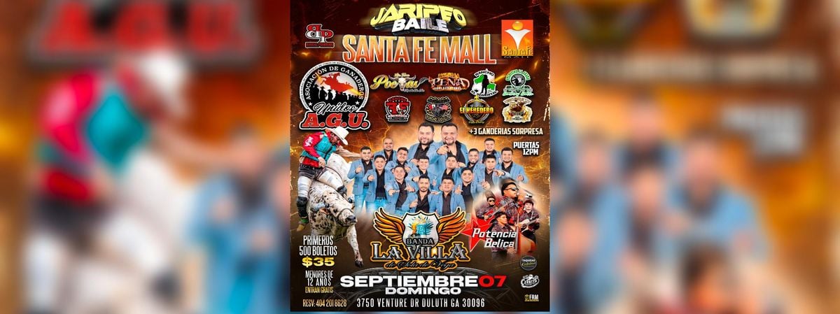 BANDA LA VILLA & GANADERIAS UNIDAS, 7 September | Event in Duluth | AllEvents