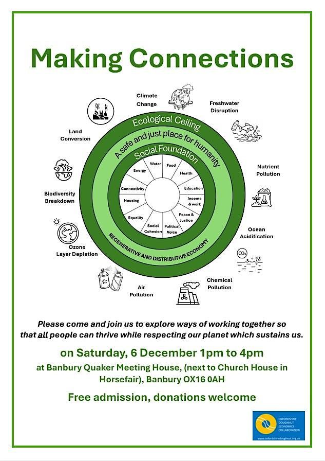 Making connections - helping all people thrive and sustain the planet, 6 December | Event in Banbury | AllEvents