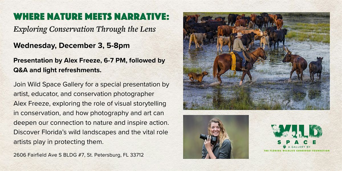 Where Nature Meets Narrative: Exploring Conservation Through the Lens, 3 December | Event in St. Petersburg