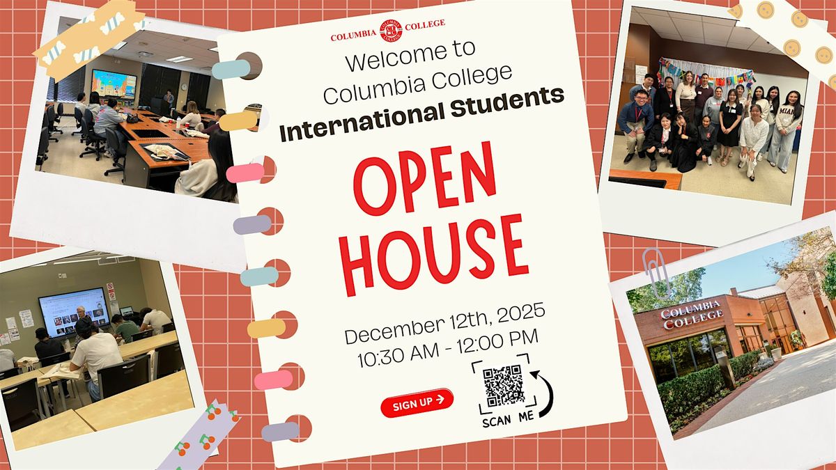 Columbia College Open House for International Students, 12 December | Event in Vienna | AllEvents