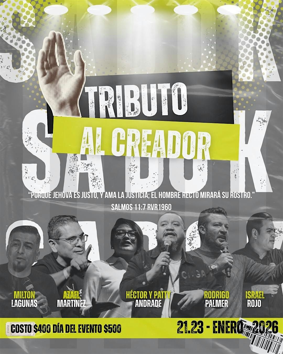 Tributo al Creador, 21 January | Event in Pachuca de Soto | AllEvents