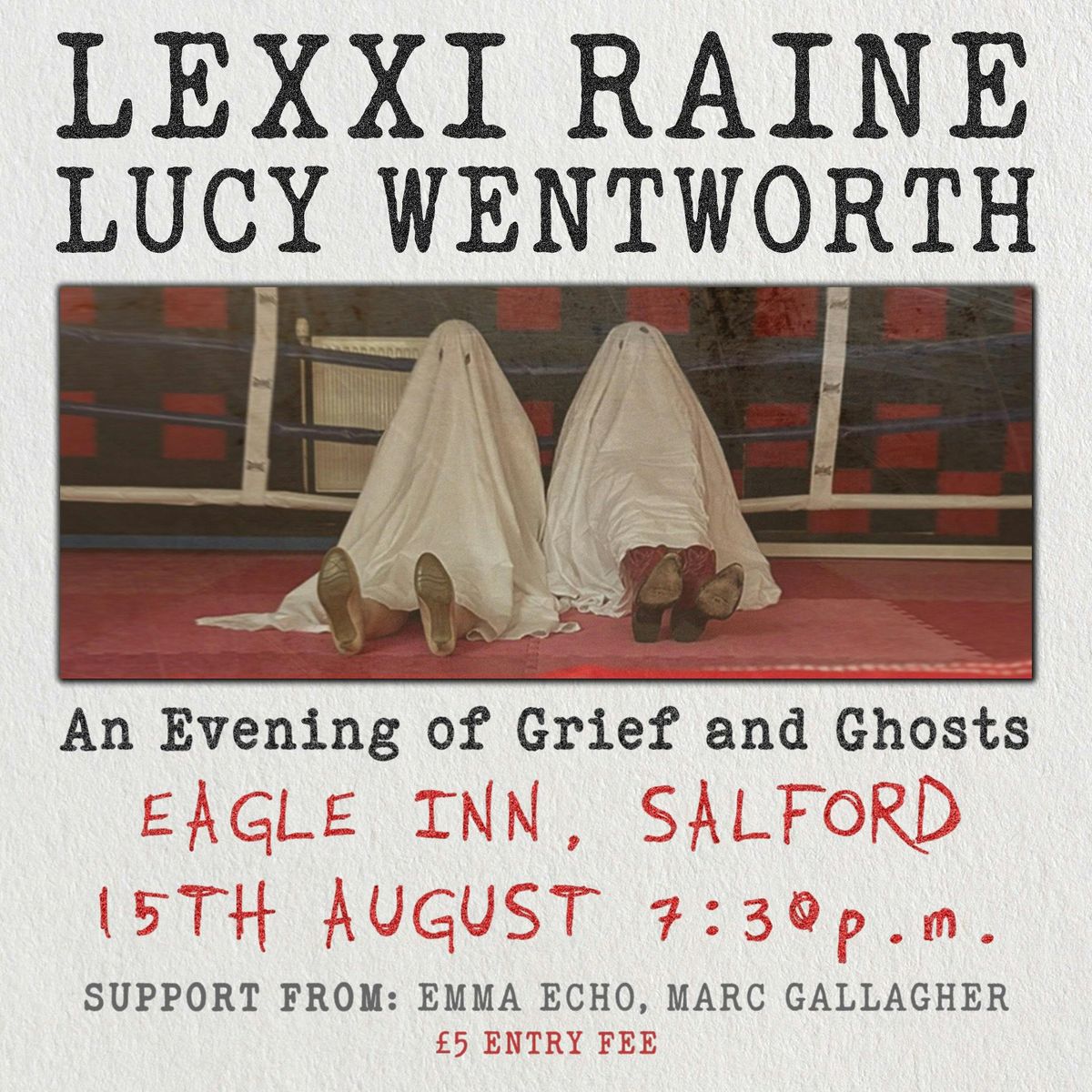 An Evening of Grief and Ghosts - Lexxi Raine / Lucy Wentworth Headline, 15 August | Event in Manchester | AllEvents