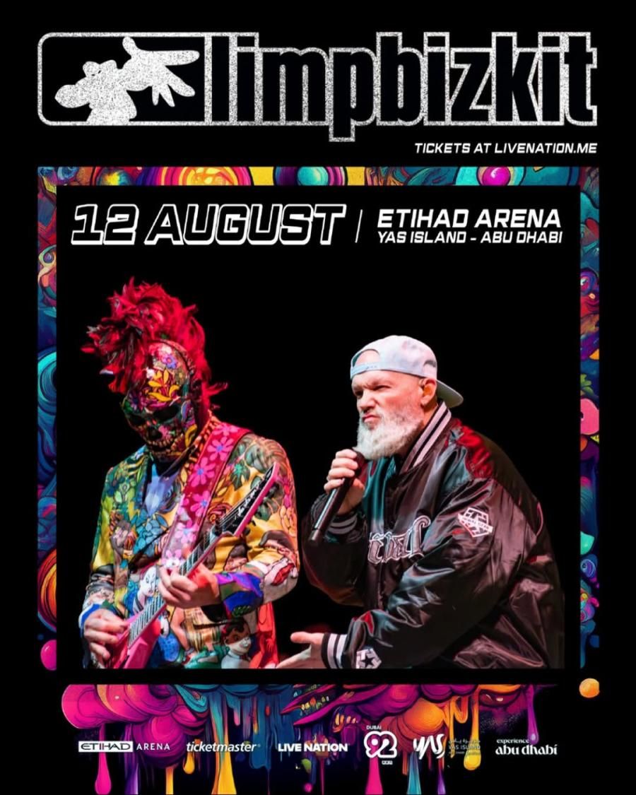 Limp Bizkit Abu Dhabi Tickets, 12 August | Event in Abu Dhabi | AllEvents