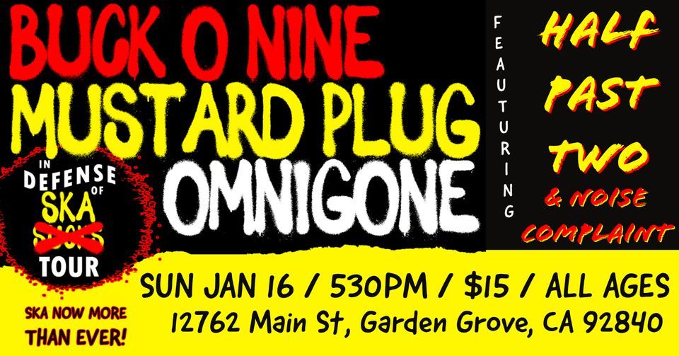 In Defense of Ska Tour w/ BuckONine, Mustard Plug, Omnigone + MORE