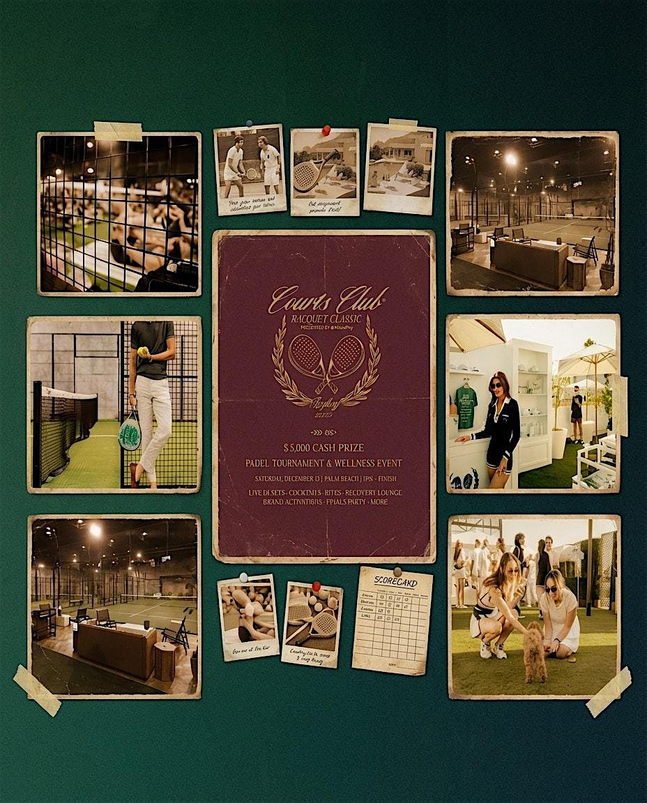 Padel & Wellness at The Racquet Classic, 13 December | Event in Boynton Beach | AllEvents