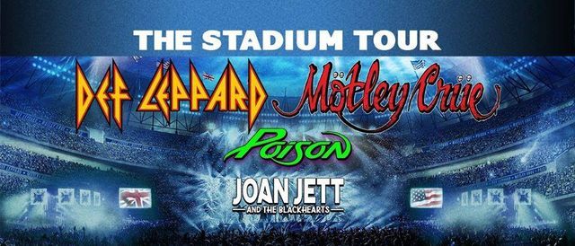 The Stadium Tour Motley Crue Def Leppard Poison Joan Jett Cleveland Ohio July 14 2022 Allevents In Cleveland Events July 2022