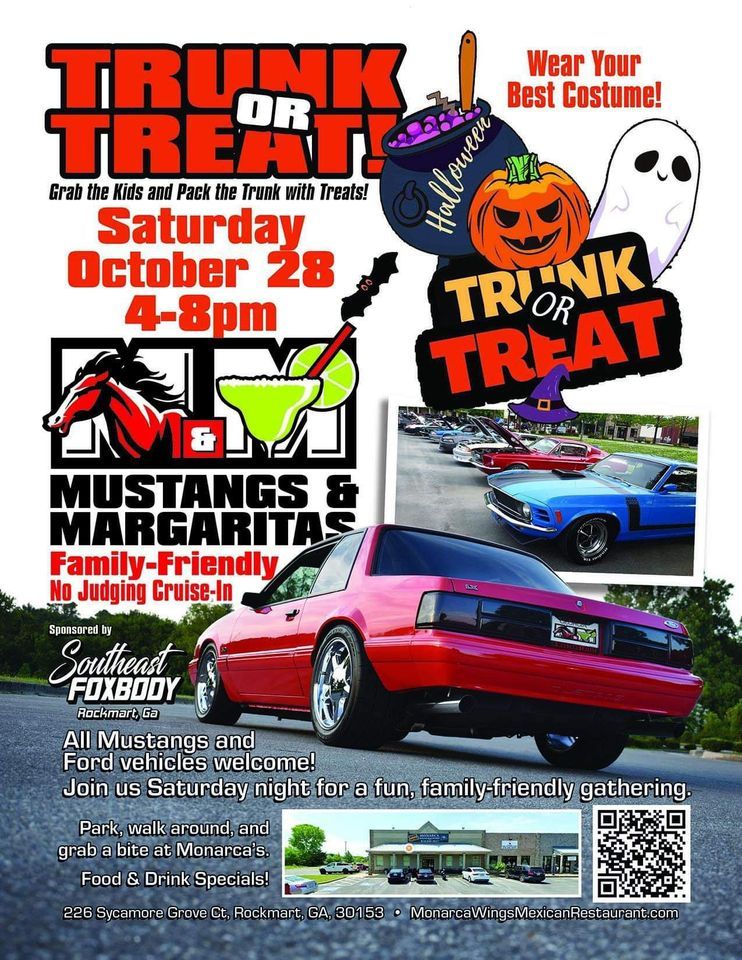 1st Annual Trunk or Treat With Mustangs and Margaritas , Monarca Wings