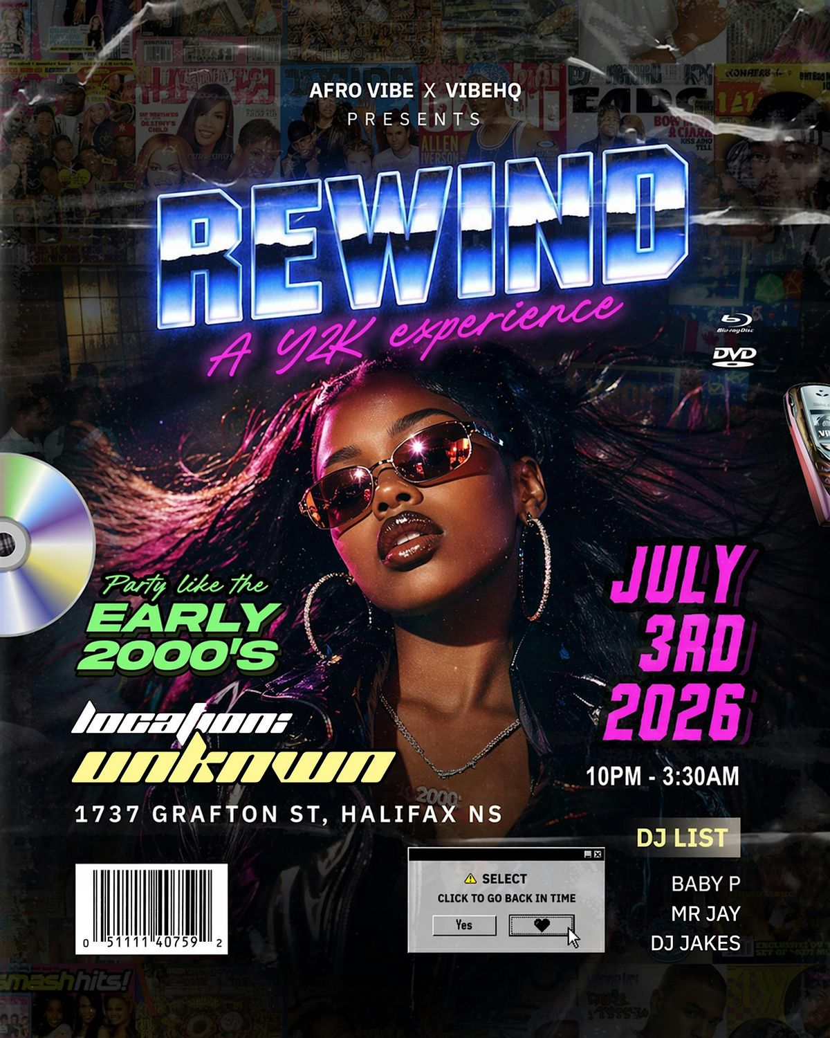 Rewind: A Y2K experience