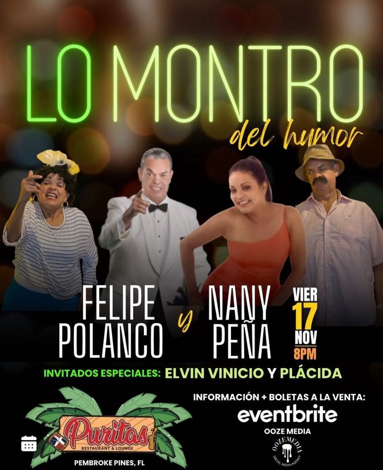 VIERNES DE HUMOR EN PURITAS , Puritas Restaurant & Lounge, Pembroke