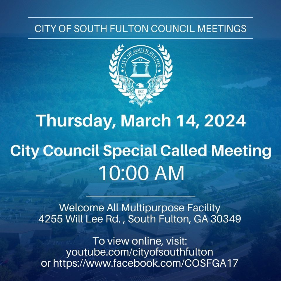 City Council Special Called Meeting, All Park, Red Oak, 14
