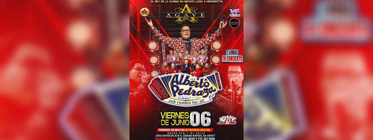 ALBERTO PEDRAZA , 6 June | Event in Grand Rapids | AllEvents