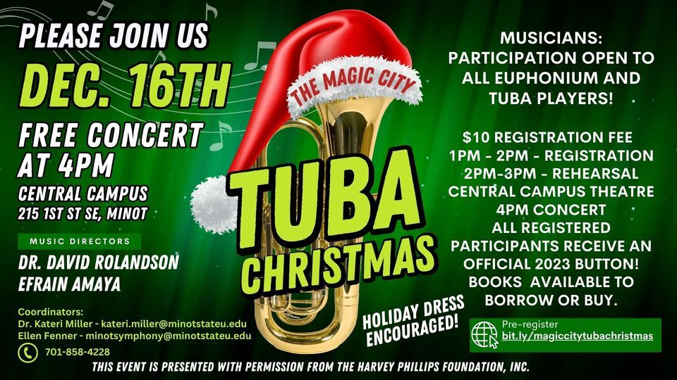The Magic City TUBACHRISTMAS, Central Campus School, Minot Afb, 16