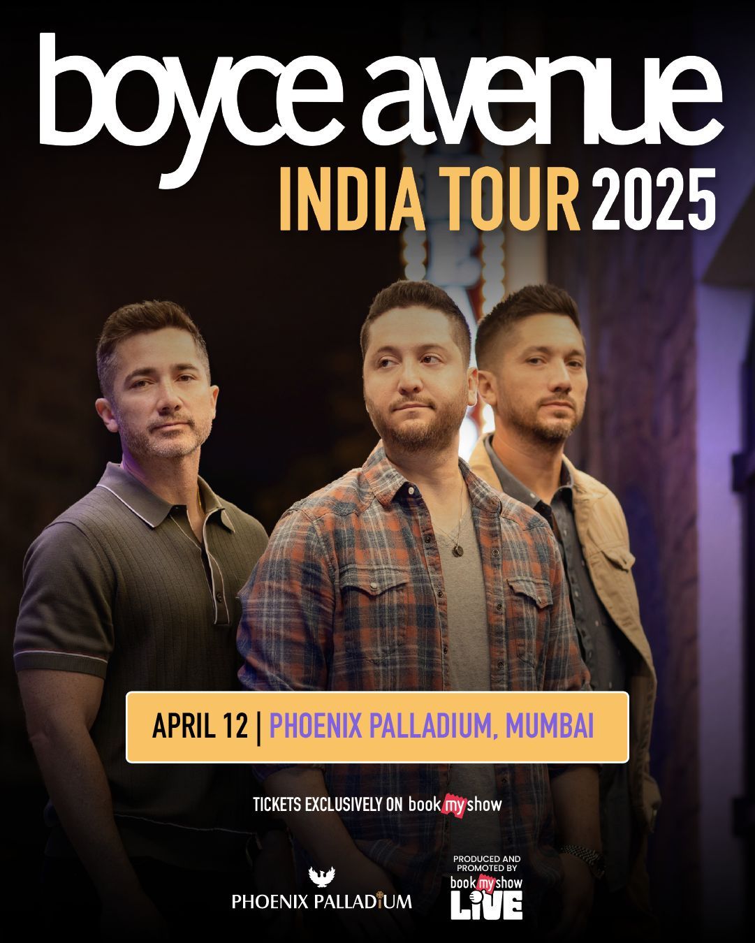 Boyce Avenue at Crystal Ballroom at Somerville Theatre, 9 November | Event in Somerville | AllEvents