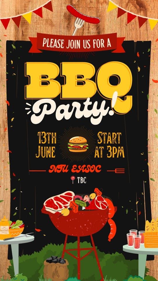 NTU EASOC BBQ | Event in Nottingham | AllEvents